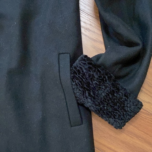 Bill Blass signature woman’s lambs wool blend long maxi collard coat size 14 🌹 - Picture 10 of 12